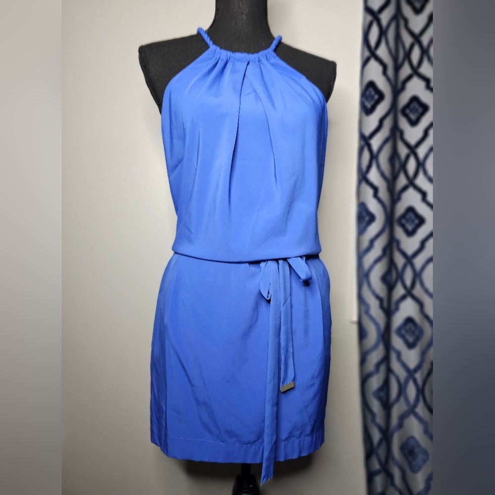 Rachel Roy Blue Halter Mini Dress